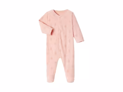 Grenouillère en velours - Rose - Absorba