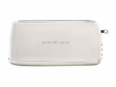 SWEISS Grille-pain baguette vintage Beige - 1500 W - 2 fentes