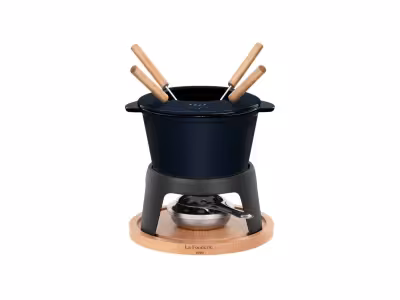 H.KOENIG Appareil à fondue en fonte émaillée - 4 personnes - 1,2 l