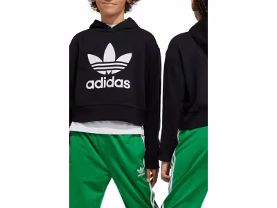 ADIDAS Sweat court à capuche Adicolor - Noir