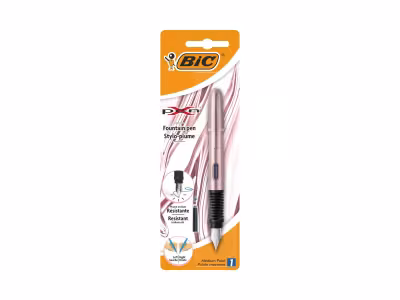 BIC Stylo-plume Xpen Chrome - Pointe moyenne