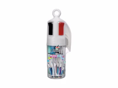 BIC 6 stylos-bille 4 couleurs - 8 encres