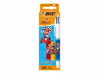  BIC 3 stylos-bille Super Mario - 4 encres