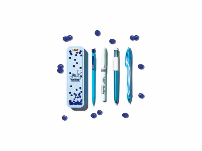 BIC Coffret Summer Blue Box - 4 pièces