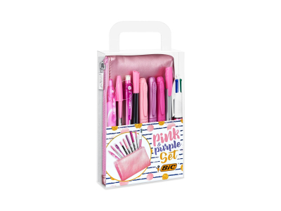 BIC Coffret Pink & Purple Party - 10 pièces