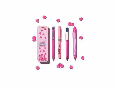 BIC Coffret Summer Pink Box - 4 pièces