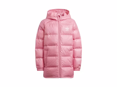 ADIDAS Doudoune longue à capuche - Rose
