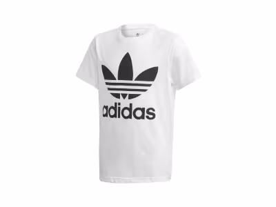 ADIDAS T-shirt Trefoil - Blanc et noir