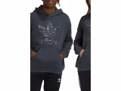 ADIDAS Sweat à capuche - Gris foncé
