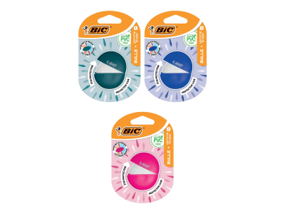 image produit Description Les codes promo et bons d'achat ne sont pas éligibles sur ces produits  x3 BIC Bulle Gomme Blanche avec Etui Protecteur - Coloris aléatoire Bulle gomme avec étui protecteur. Forme ronde. Convient à tout type de papiers et cartons. Respecte l'environnement.  Les coloris sont envoyés de manière aléatoire.  