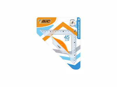 BIC 3 x Équerre 45° Ultra Résistante