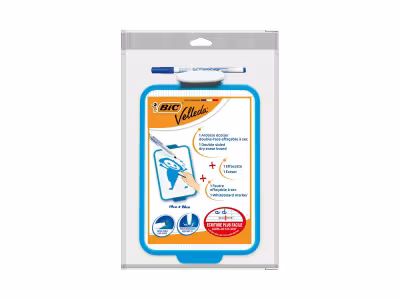 BIC 2 x Ardoise et feutre Velleda