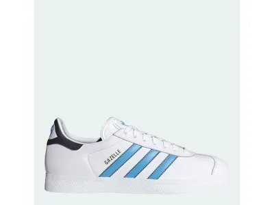 Adidas Baskets Gazelle Unisexe Blanc/Bleu