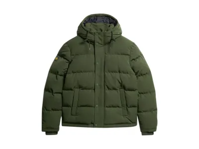 Superdry Doudoune Superdry Everest Short Hooded Vert-Armé