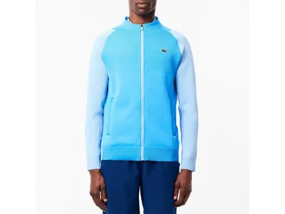 Lacoste Sweat À Glissière Aqua