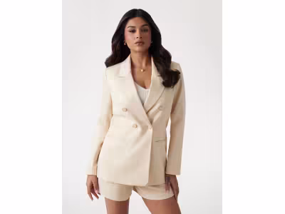 Blazer sergé coupe croisée