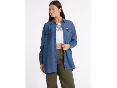Chemise en jean oversize