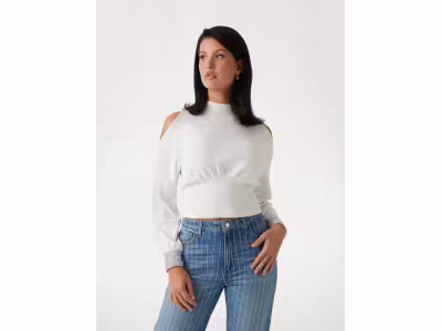 Pull-over poignets strass
