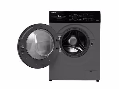 LINARIE Lave-linge Hublot Linarie Lswm712sb Gris Geney 7kg 1200 Tours Moteur Induction 12 Programmes