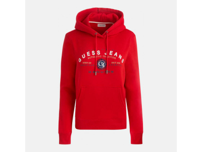 GUESS Sweat - coton - rouge