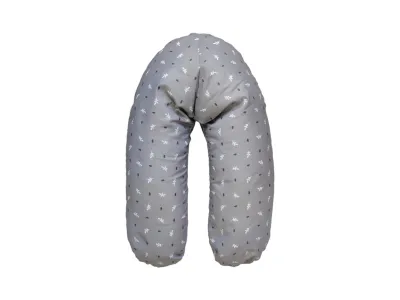  Coussin d'allaitement gris TEX BABY