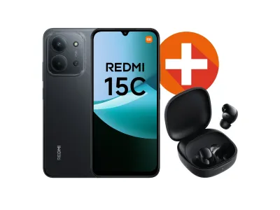 Pack smartphone Redmi 15C 128 Go + Buds 6 Play XIAOMI