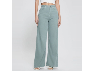 Jeans Bellflower - coupe ample - vert
