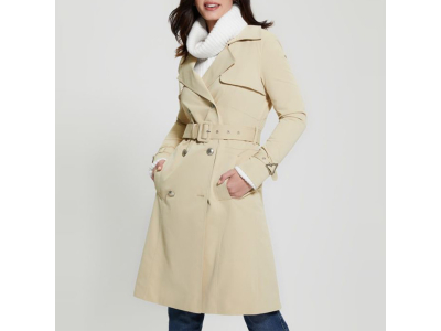 GUESS Trench Asia - coupe classique - beige