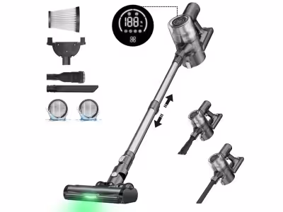PROSCENIC P13 - Aspirateur Balai Sans Fil Multifonctions 6 En 1 - 55kpa - Anti Enchevêtrement - 45 Min