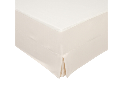 Cache-sommier - coton - écru - anti-tâches - H : 28 cm
