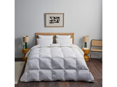    Couette tempérée - aérienne haut luxe toucher duvet - 300 g/m²