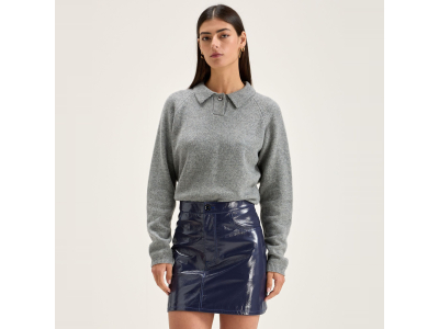 Pull - laine - gris