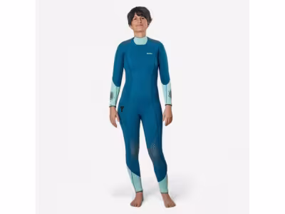 Combinaison plongée Femme néoprène 3mm - SCD 900 bleu