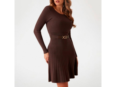 GUESS Robe Paige - marron