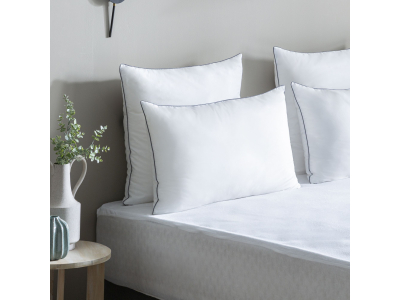 2 oreillers mi-fermes Luxe - toucher duvet