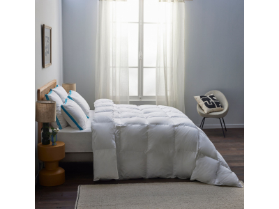 Couette chaude toucher duvet - extra gonflante - 500 g/m²