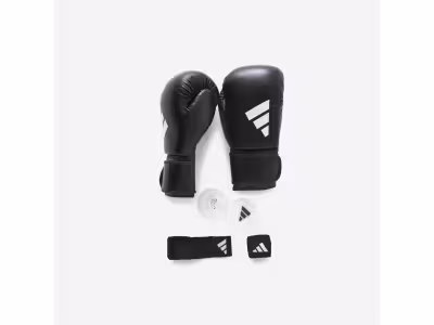 KIT DE BOXE ADIDAS V2 (GANTS+BANDES+PROTEGE-DENTS)