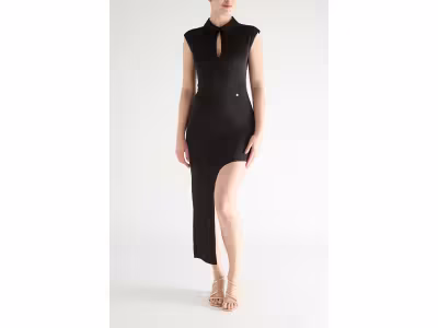 RINASCIMENTO Robe asymétrique - Noir