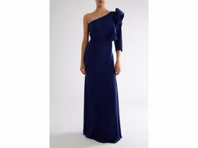 RINASCIMENTO Robe asymétrique - Bleu marine