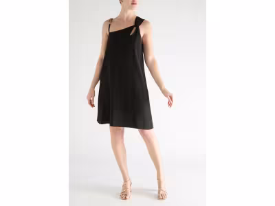 RINASCIMENTO Robe asymétrique - Noir