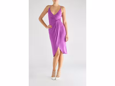 RINASCIMENTO Robe portefeuille - Violet