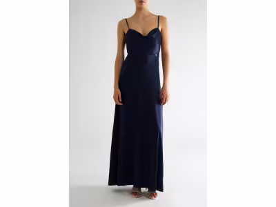 RINASCIMENTO Robe longue - Bleu marine