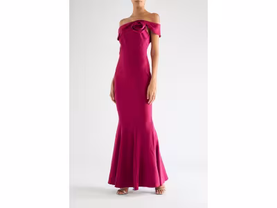RINASCIMENTO Robe longue - Bordeaux