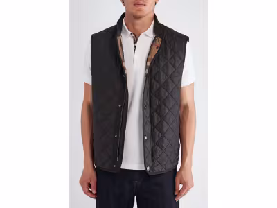 BURBERRY Veste sans manches Broxbourne - Noir -