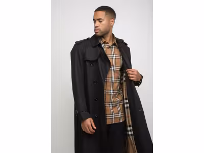 BURBERRY Trench Brockham Long - Noir