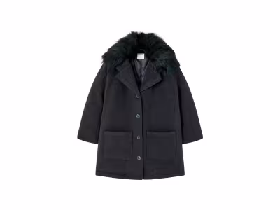 BOBOLI Manteau à capuche - Gris foncé