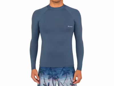 tee shirt anti uv surf top 100 manches longues homme gris
