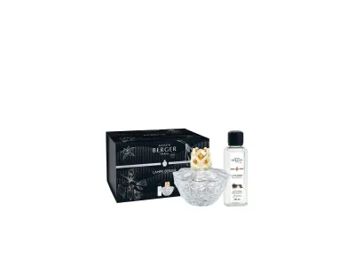 Coffret lampe Kali - Transparente - Splendeur Vanille - 200 ml