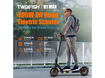 Trottinette électrique twofish v1 max - moteur 400 w 