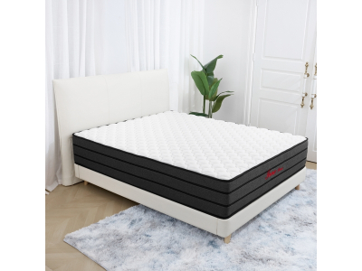 Matelas 140x190 cm INRE Mousse + mémoire de forme soutien Ferme épaisseur 25 cm